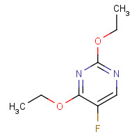 155-36-2 2,4-diethoxy-5-fluoropyrimidine chemical structure