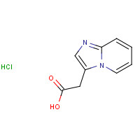 127657-46-9 2-imidazo[1,2-a]pyridin-3-ylacetic acid;hydrochloride chemical structure