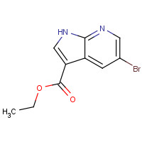 1210437-68-5 ethyl 5-bromo-1H-pyrrolo[2,3-b]pyridine-3-carboxylate chemical structure