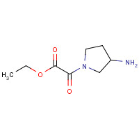 913744-74-8 ethyl 2-(3-aminopyrrolidin-1-yl)-2-oxoacetate chemical structure