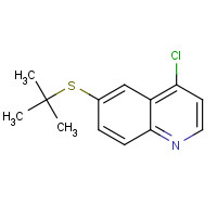 1346549-09-4 6-tert-butylsulfanyl-4-chloroquinoline chemical structure