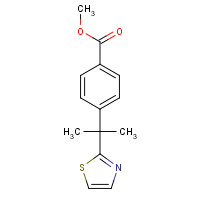1312536-23-4 methyl 4-[2-(1,3-thiazol-2-yl)propan-2-yl]benzoate chemical structure