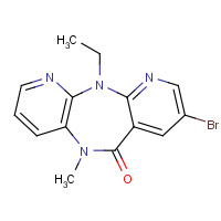 162109-00-4 8-bromo-11-ethyl-5-methyldipyrido[2,3-d:2',3'-h][1,4]diazepin-6-one chemical structure