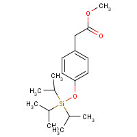 243641-04-5 methyl 2-[4-tri(propan-2-yl)silyloxyphenyl]acetate chemical structure