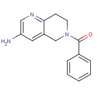 625099-25-4 (3-amino-7,8-dihydro-5H-1,6-naphthyridin-6-yl)-phenylmethanone chemical structure