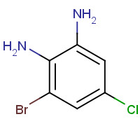 500862-39-5 3-bromo-5-chlorobenzene-1,2-diamine chemical structure