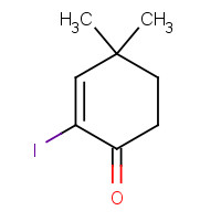 157952-85-7 2-iodo-4,4-dimethylcyclohex-2-en-1-one chemical structure