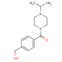 1000404-72-7 [4-(hydroxymethyl)phenyl]-(4-propan-2-ylpiperazin-1-yl)methanone chemical structure