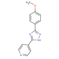 36646-24-9 4-[3-(4-methoxyphenyl)-1H-1,2,4-triazol-5-yl]pyridine chemical structure