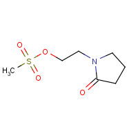 854923-05-0 2-(2-oxopyrrolidin-1-yl)ethyl methanesulfonate chemical structure