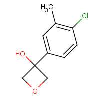 1417301-03-1 3-(4-chloro-3-methylphenyl)oxetan-3-ol chemical structure
