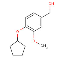 158429-18-6 (4-cyclopentyloxy-3-methoxyphenyl)methanol chemical structure