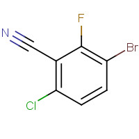 943830-79-3 3-bromo-6-chloro-2-fluorobenzonitrile chemical structure