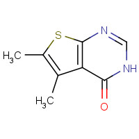 18593-44-7 5,6-dimethyl-3H-thieno[2,3-d]pyrimidin-4-one chemical structure