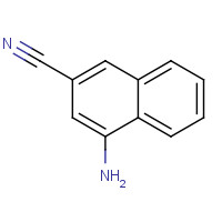 91135-42-1 4-aminonaphthalene-2-carbonitrile chemical structure
