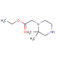 1263387-97-8 ethyl 2-(2,2-dimethylpiperazin-1-yl)acetate chemical structure