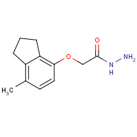 298186-32-0 2-[(7-methyl-2,3-dihydro-1H-inden-4-yl)oxy]acetohydrazide chemical structure