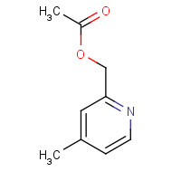 55485-91-1 (4-methylpyridin-2-yl)methyl acetate chemical structure