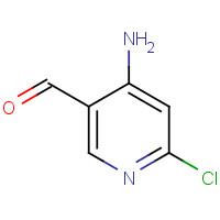 1001756-21-3 4-amino-6-chloropyridine-3-carbaldehyde chemical structure