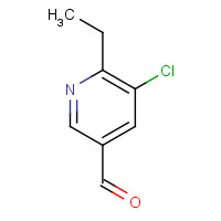 1174028-16-0 5-chloro-6-ethylpyridine-3-carbaldehyde chemical structure