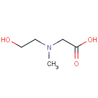 26294-19-9 2-[2-hydroxyethyl(methyl)amino]acetic acid chemical structure