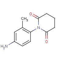 544445-52-5 1-(4-amino-2-methylphenyl)piperidine-2,6-dione chemical structure