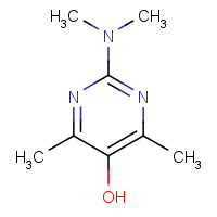 345642-90-2 2-(dimethylamino)-4,6-dimethylpyrimidin-5-ol chemical structure
