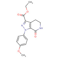 503614-56-0 ethyl 1-(4-methoxyphenyl)-7-oxo-5,6-dihydro-4H-pyrazolo[3,4-c]pyridine-3-carboxylate chemical structure