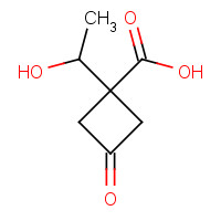 766513-51-3 1-(1-hydroxyethyl)-3-oxocyclobutane-1-carboxylic acid chemical structure