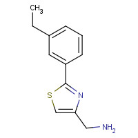 885280-88-6 [2-(3-ethylphenyl)-1,3-thiazol-4-yl]methanamine chemical structure