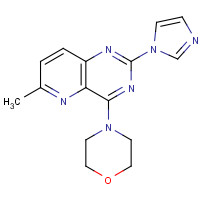 1220114-28-2 4-(2-imidazol-1-yl-6-methylpyrido[3,2-d]pyrimidin-4-yl)morpholine chemical structure