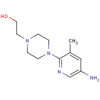 1089653-87-1 2-[4-(5-amino-3-methylpyridin-2-yl)piperazin-1-yl]ethanol chemical structure
