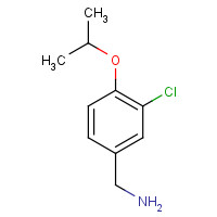 329928-12-3 (3-chloro-4-propan-2-yloxyphenyl)methanamine chemical structure