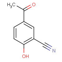39055-82-8 5-acetyl-2-hydroxybenzonitrile chemical structure