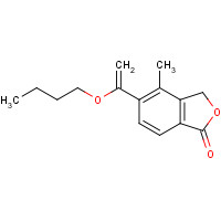 1255206-74-6 5-(1-butoxyethenyl)-4-methyl-3H-2-benzofuran-1-one chemical structure