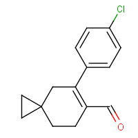 1257050-20-6 7-(4-chlorophenyl)spiro[2.5]oct-6-ene-6-carbaldehyde chemical structure