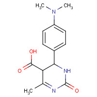 69785-27-9 6-[4-(dimethylamino)phenyl]-4-methyl-2-oxo-5,6-dihydro-1H-pyrimidine-5-carboxylic acid chemical structure