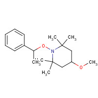 314772-59-3 4-methoxy-2,2,6,6-tetramethyl-1-(1-phenylethoxy)piperidine chemical structure