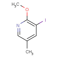 1203499-63-1 3-iodo-2-methoxy-5-methylpyridine chemical structure