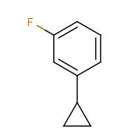 18511-61-0 1-cyclopropyl-3-fluorobenzene chemical structure
