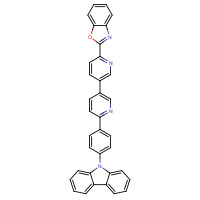 1365757-03-4 2-[5-[6-(4-carbazol-9-ylphenyl)pyridin-3-yl]pyridin-2-yl]-1,3-benzoxazole chemical structure