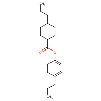 84184-22-5 (4-propylphenyl) 4-propylcyclohexane-1-carboxylate chemical structure
