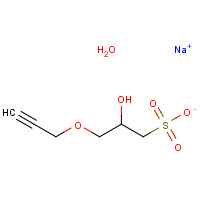 272769-92-3 sodium;2-hydroxy-3-prop-2-ynoxypropane-1-sulfonate;hydrate chemical structure