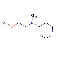 885675-71-8 N-(2-methoxyethyl)-N-methylpiperidin-4-amine chemical structure