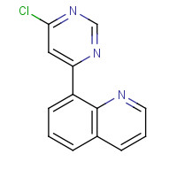 851985-80-3 8-(6-chloropyrimidin-4-yl)quinoline chemical structure