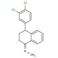 79560-20-6 4-(3,4-dichlorophenyl)-N-methyl-3,4-dihydro-2H-naphthalen-1-imine chemical structure