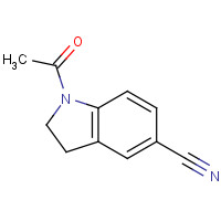 15861-29-7 1-acetyl-2,3-dihydroindole-5-carbonitrile chemical structure