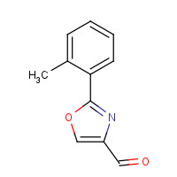 154136-88-6 2-(2-methylphenyl)-1,3-oxazole-4-carbaldehyde chemical structure