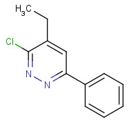 28657-44-5 3-chloro-4-ethyl-6-phenylpyridazine chemical structure