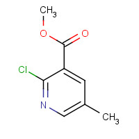 65169-43-9 methyl 2-chloro-5-methylpyridine-3-carboxylate chemical structure